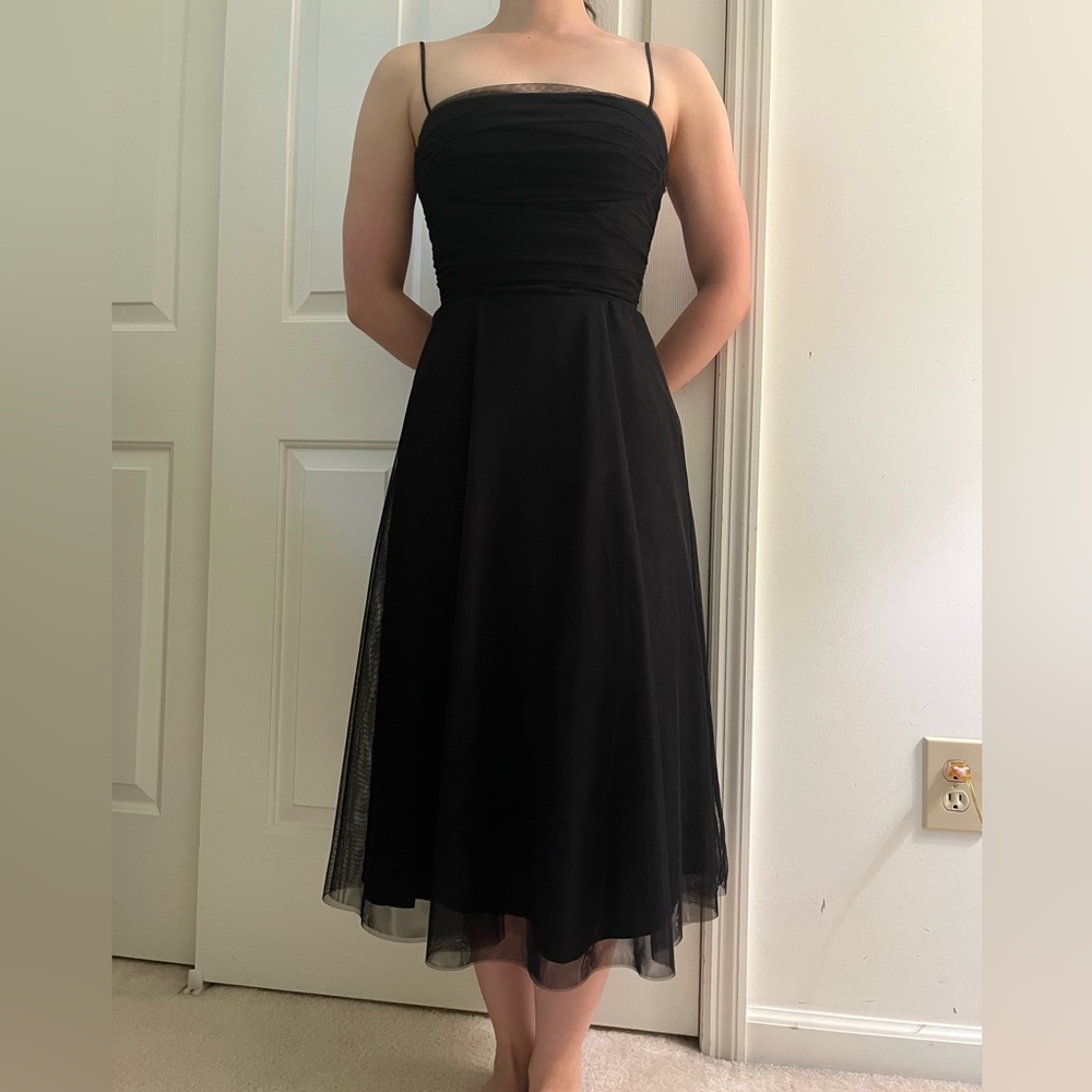 Eliza J Black spaghetti strap Dress